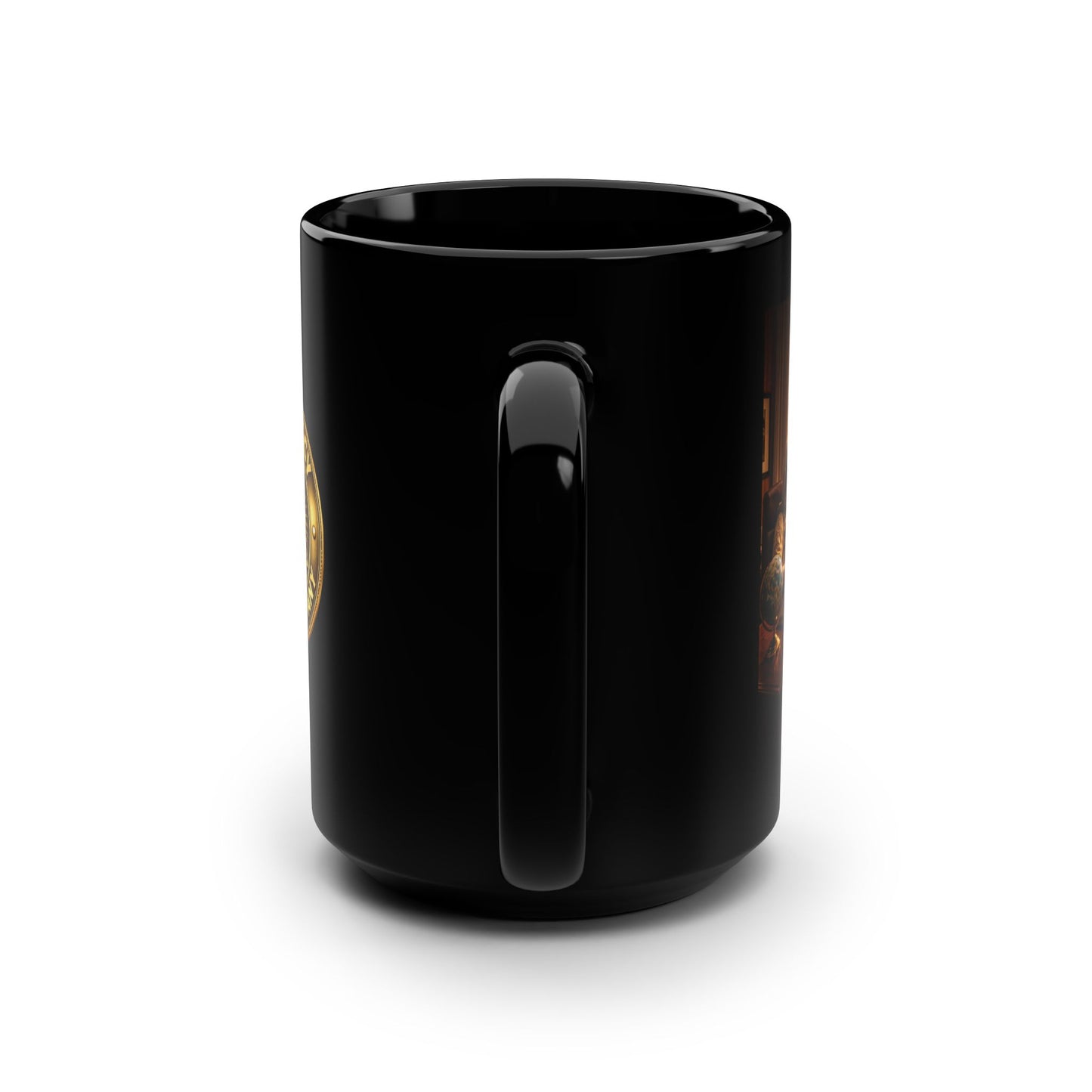Perspective Is Everything Black Mug, 15oz