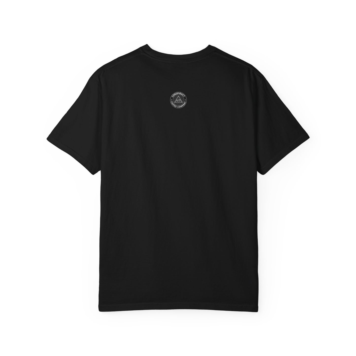 Question Authority. Tip Your Barista. — Conspiracy Coffee Tee