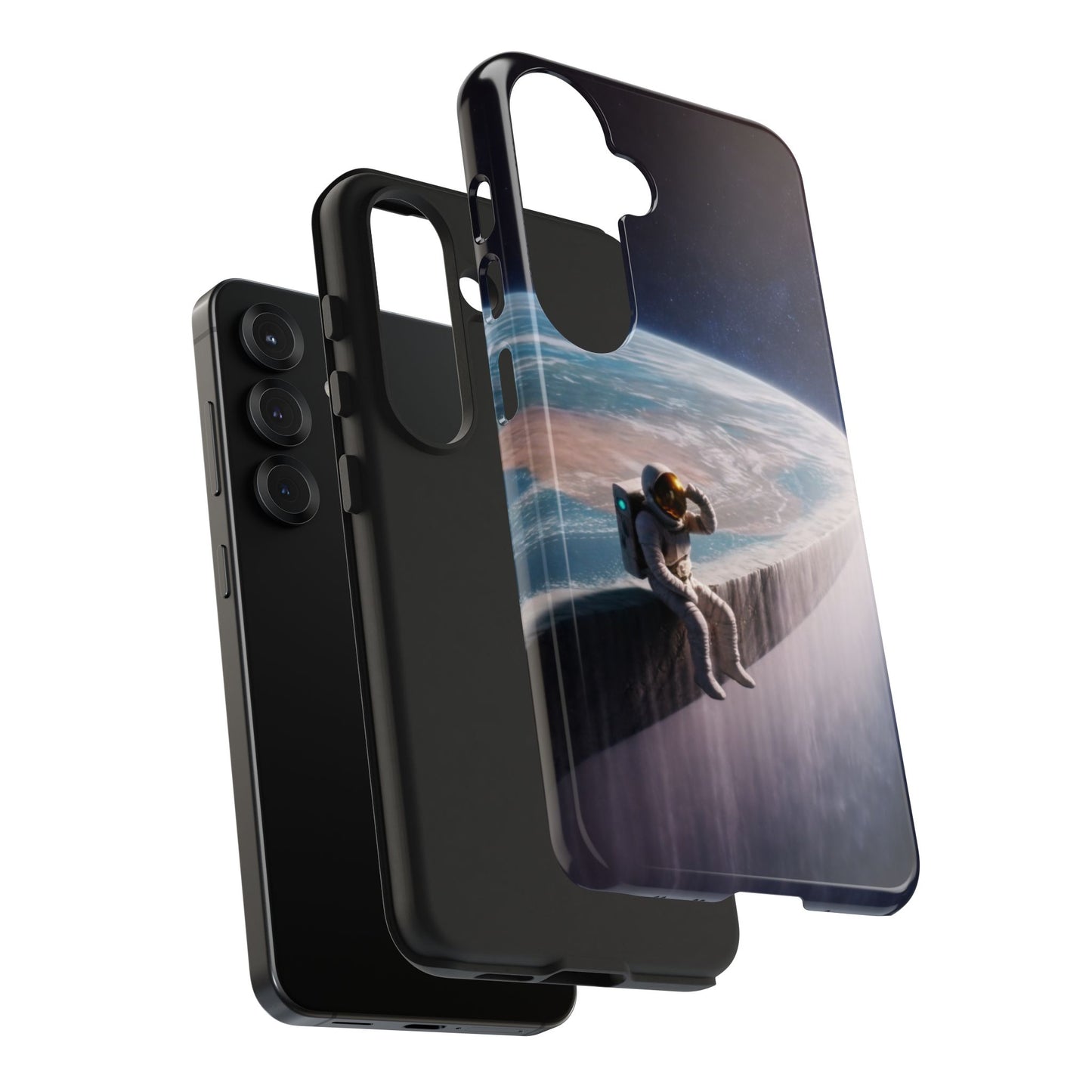 Conspiracy Coffee – Edge of the Earth Tough Phone Case