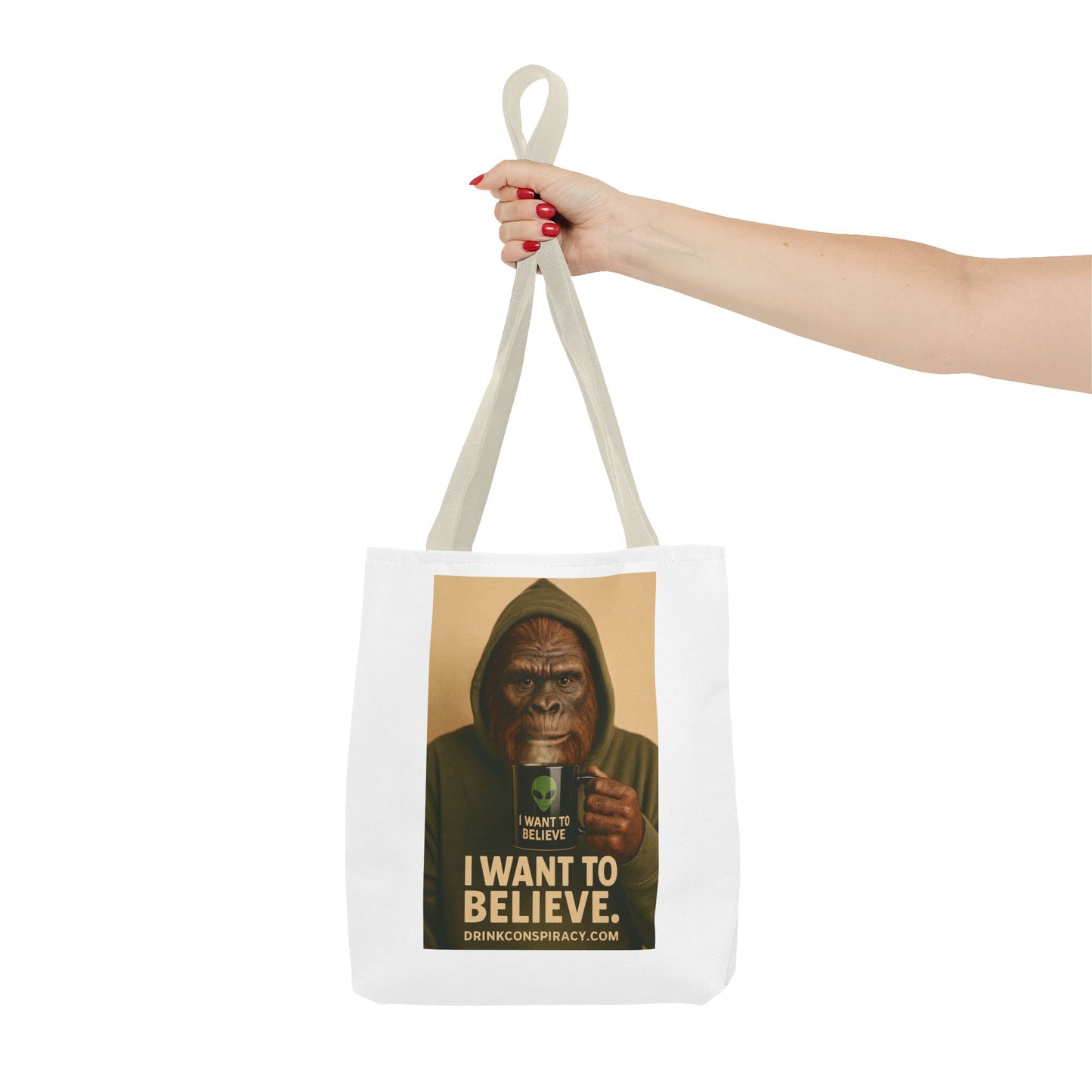 I want to Believe Tote Bag (AOP)