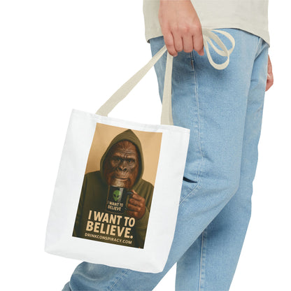 I want to Believe Tote Bag (AOP)