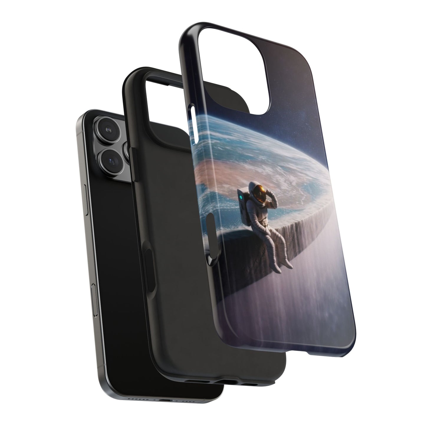 Conspiracy Coffee – Edge of the Earth Tough Phone Case