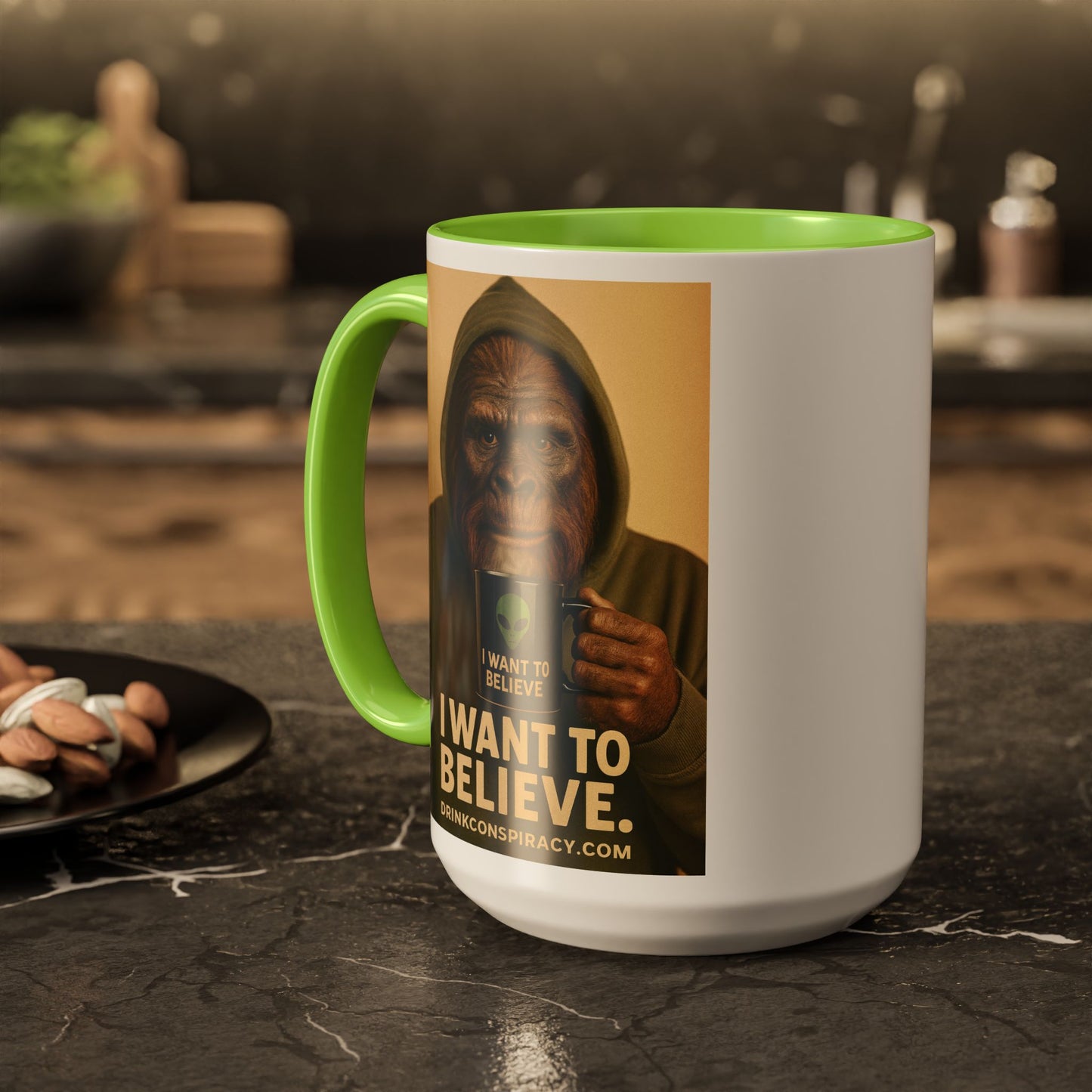 Conspiracy Coffee – “I Want to Believe" Mugs (15oz)