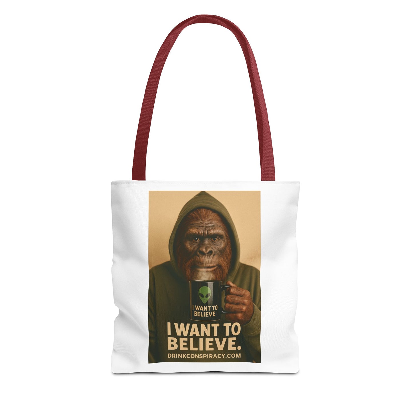 I want to Believe Tote Bag (AOP)