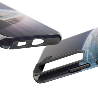 Conspiracy Coffee – Edge of the Earth Tough Phone Case