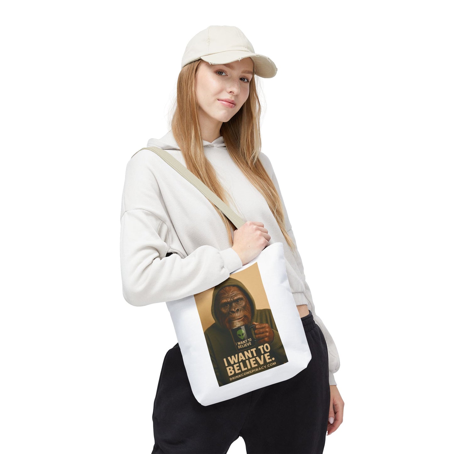 I want to Believe Tote Bag (AOP)