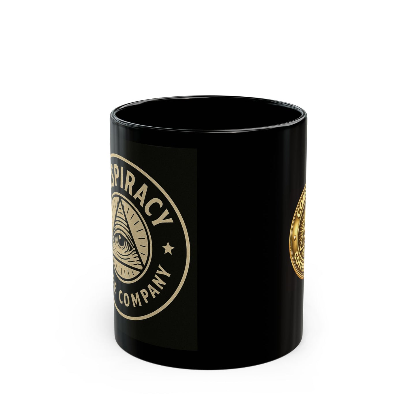 Conspiracy Coffee Company Black Mug (11oz, 15oz)
