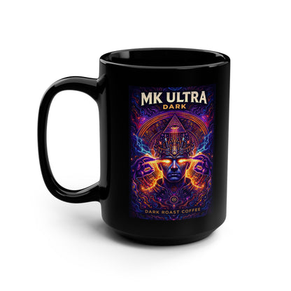 MK ULTRA DARK Black Mug, 15oz