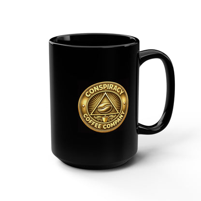 First Light Black Mug, 15oz