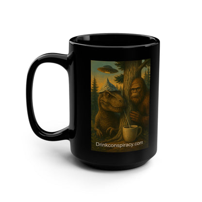 Shared Silence™ Black Mug, 15oz