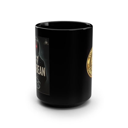 Big Bean Black Mug, 15oz