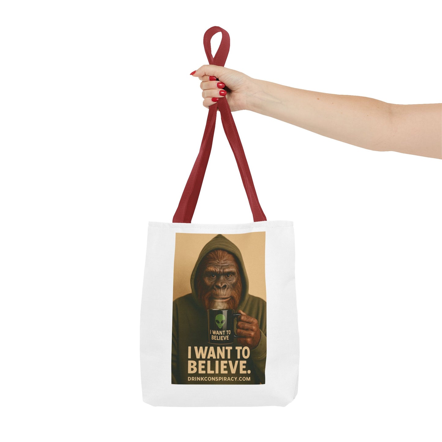 I want to Believe Tote Bag (AOP)