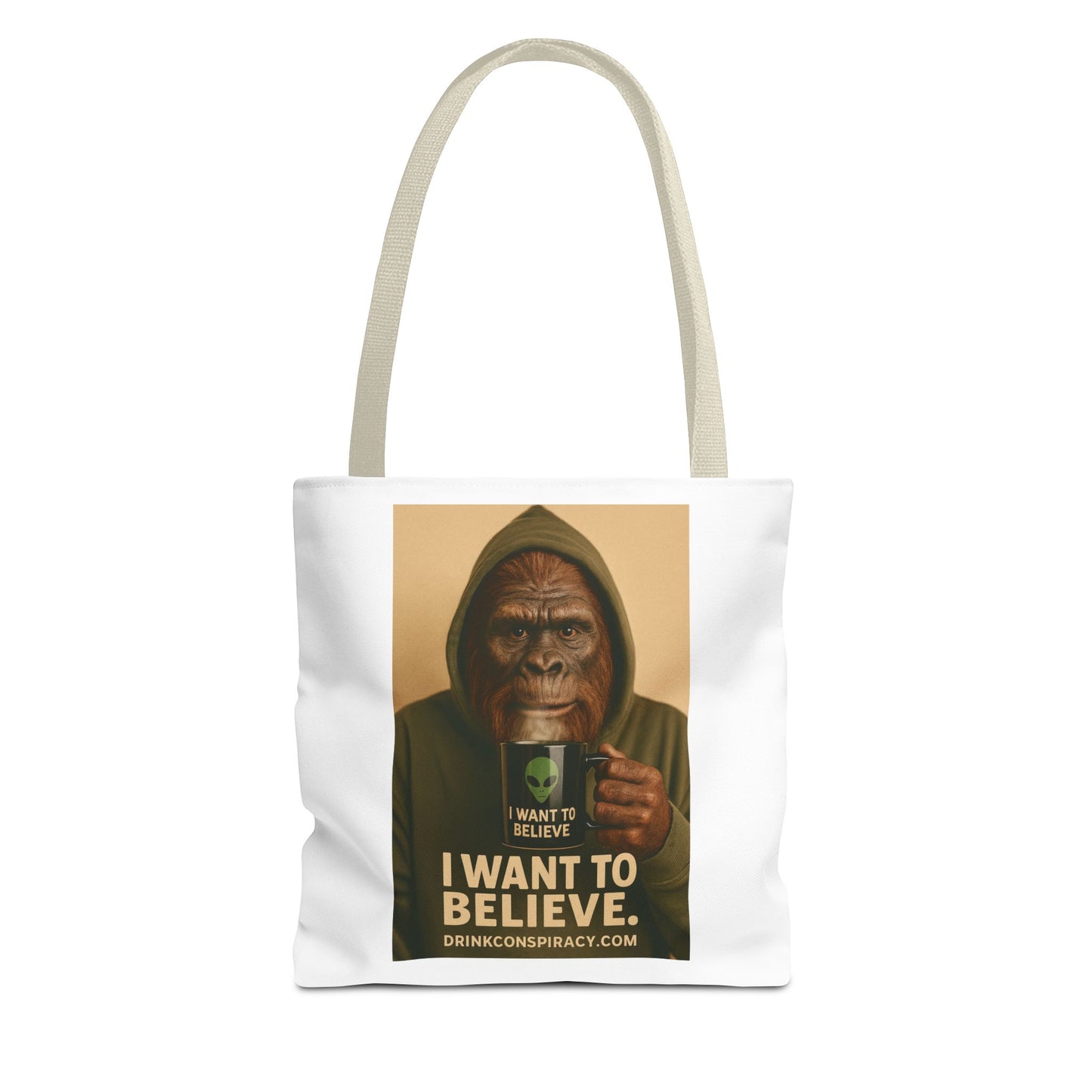 I want to Believe Tote Bag (AOP)