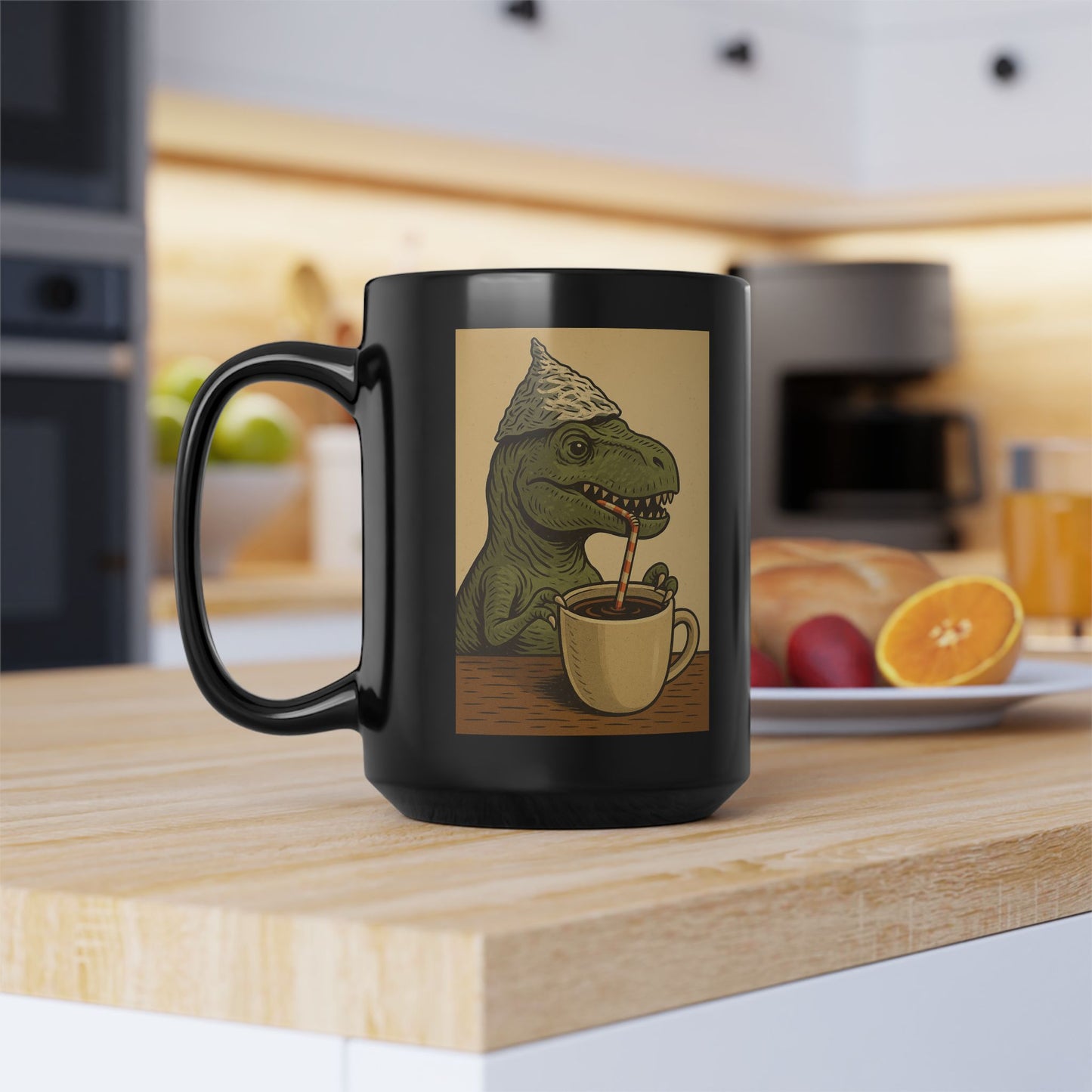 They Had Coffee First Black Mug, 15oz