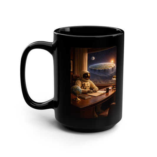 Perspective Is Everything Black Mug, 15oz
