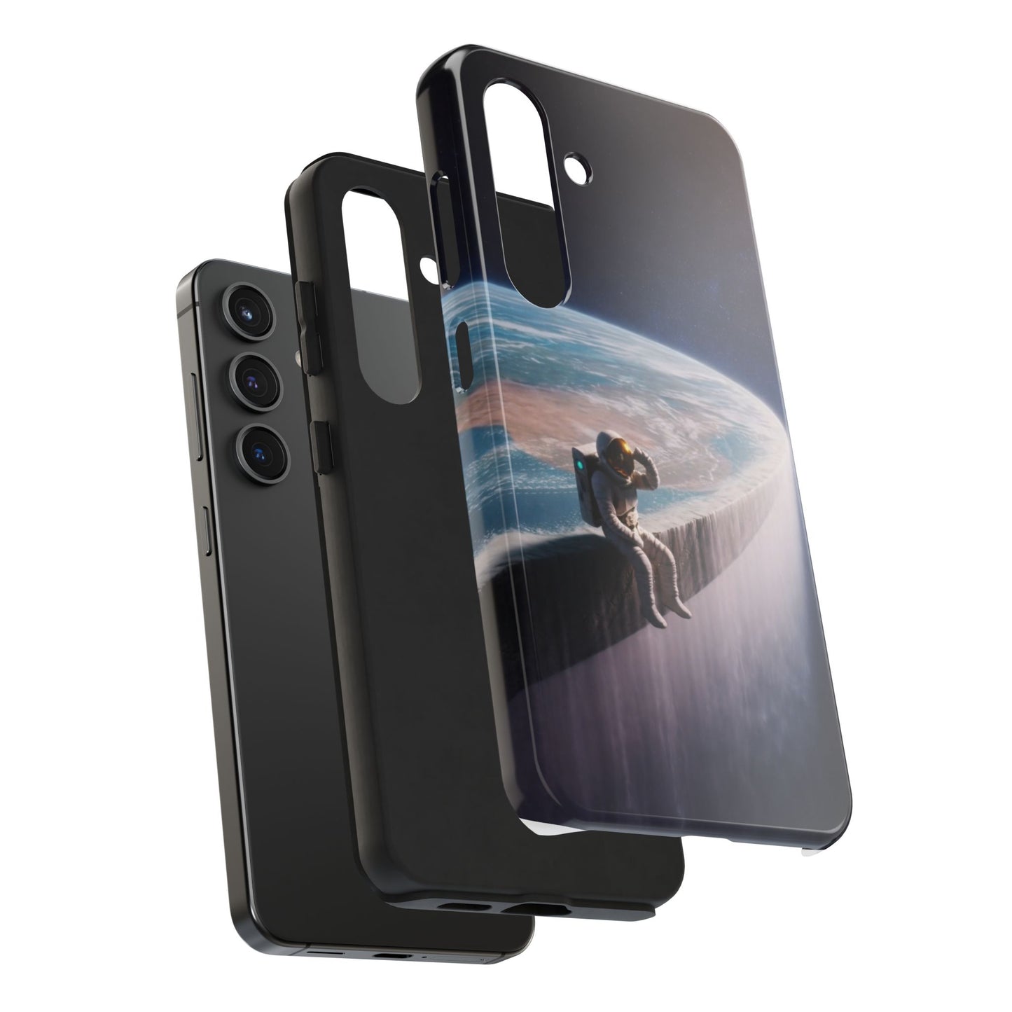 Conspiracy Coffee – Edge of the Earth Tough Phone Case