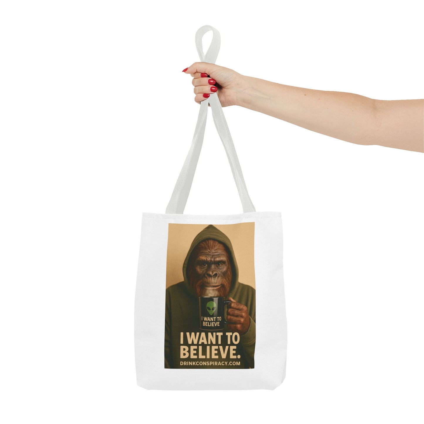 I want to Believe Tote Bag (AOP)