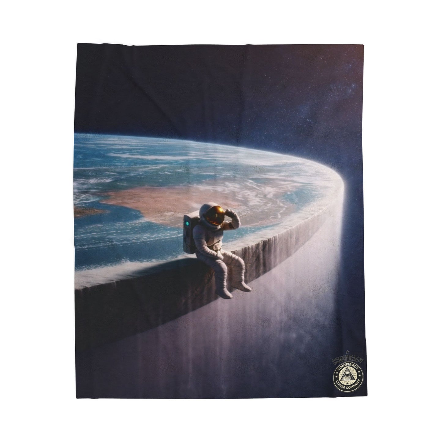 Edge of the Earth Velveteen Plush Blanket