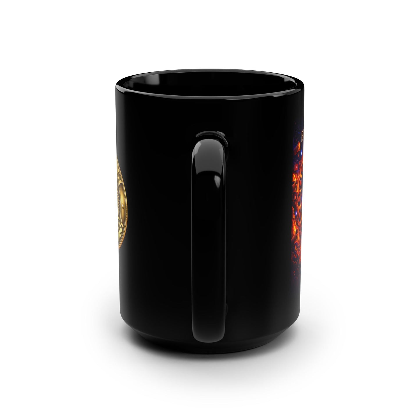 The Echo Chamber Reserve Black Mug, 15oz