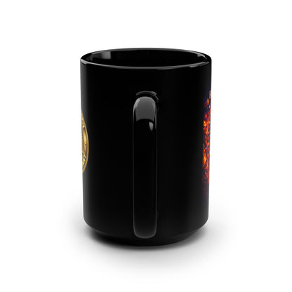 The Echo Chamber Reserve Black Mug, 15oz
