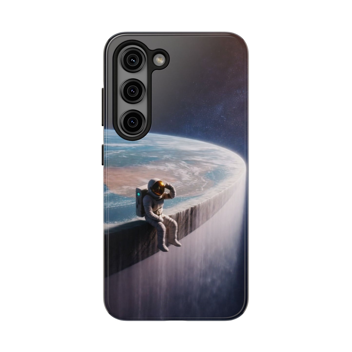 Conspiracy Coffee – Edge of the Earth Tough Phone Case
