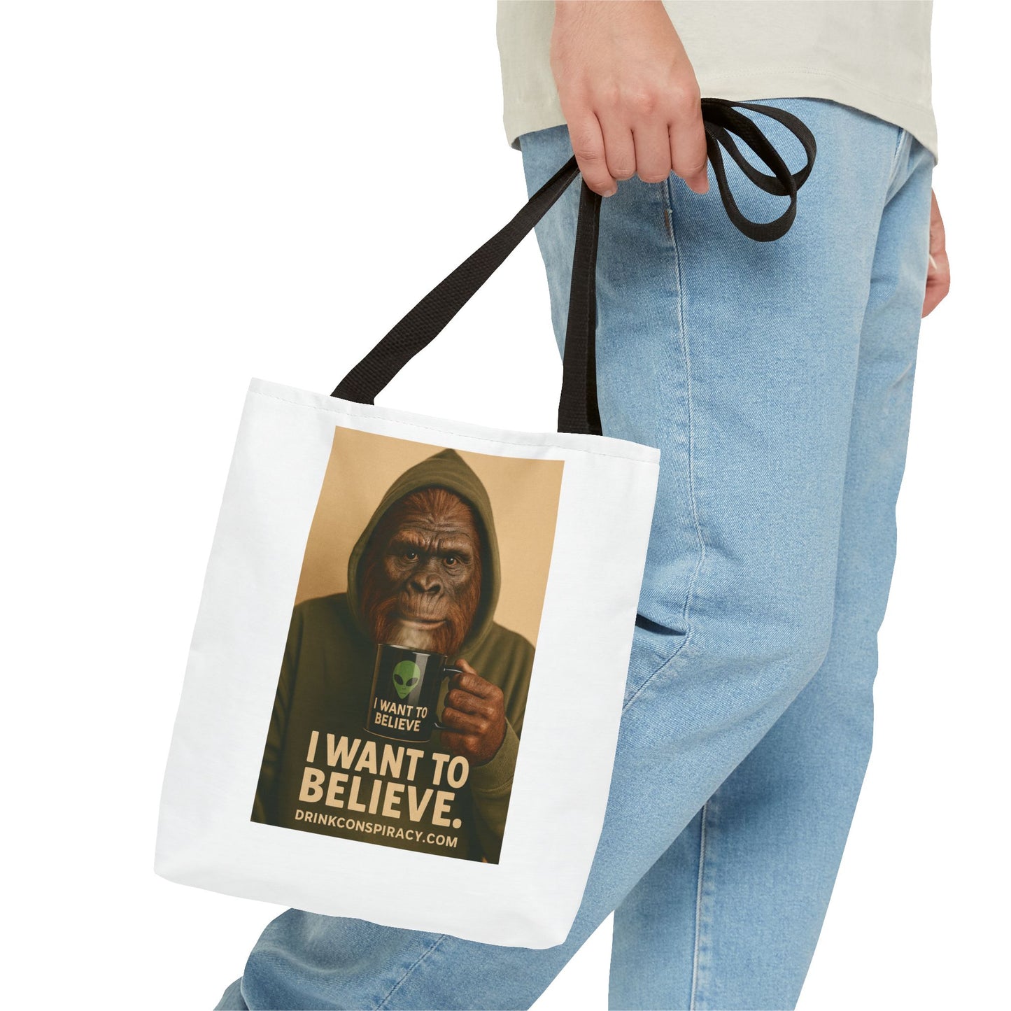 I want to Believe Tote Bag (AOP)