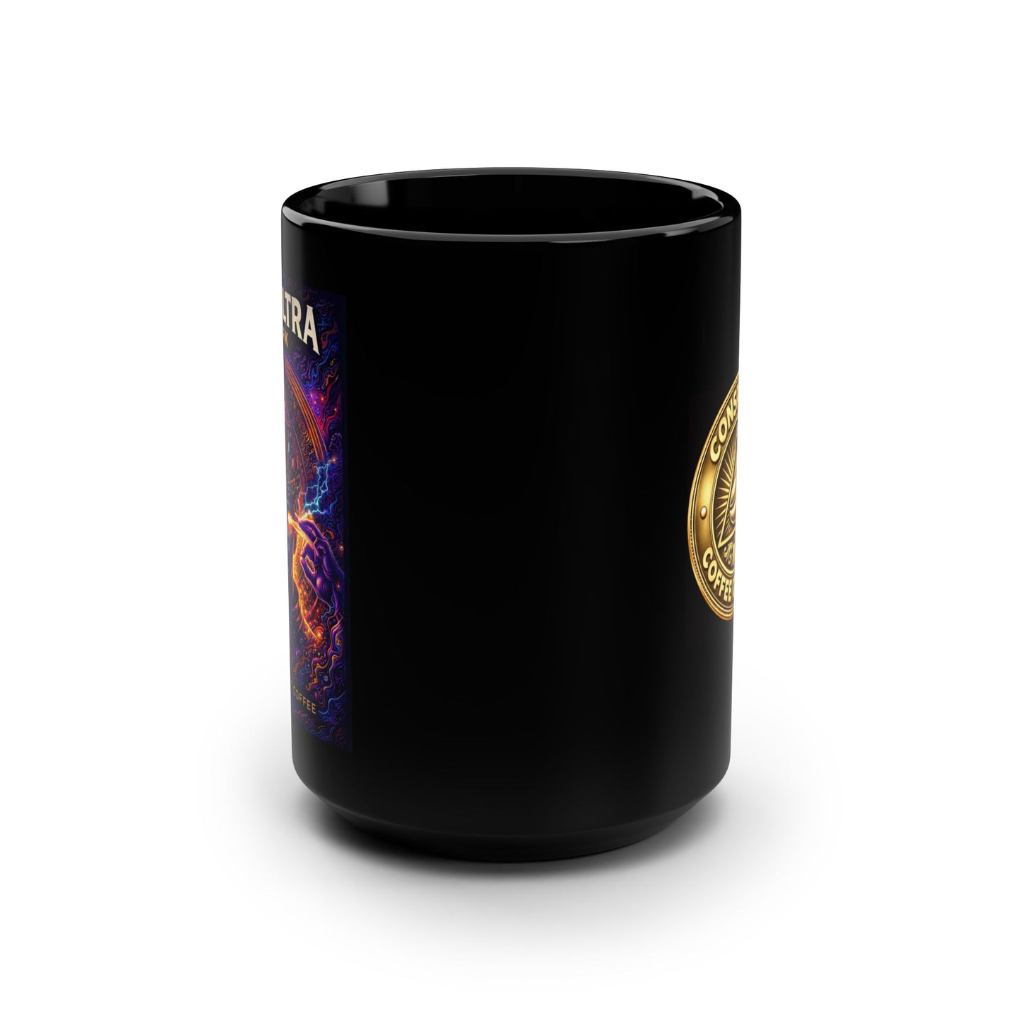 MK ULTRA DARK Black Mug, 15oz