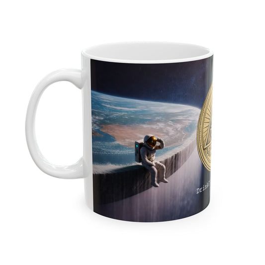 I want to Believe Edge of The Earth Ceramic Mug, (11oz, 15oz)
