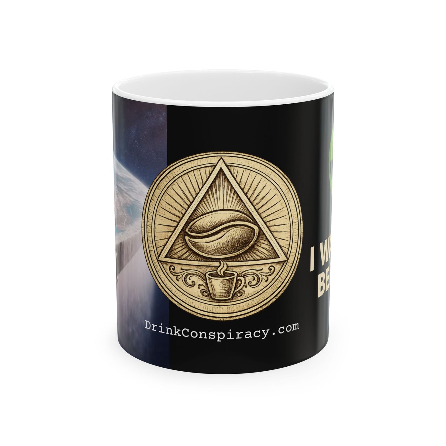 I want to Believe Edge of The Earth Ceramic Mug, (11oz, 15oz)