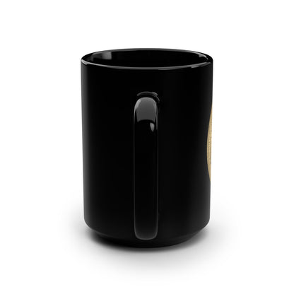 CCC Gold Logo Black Mug, 15oz