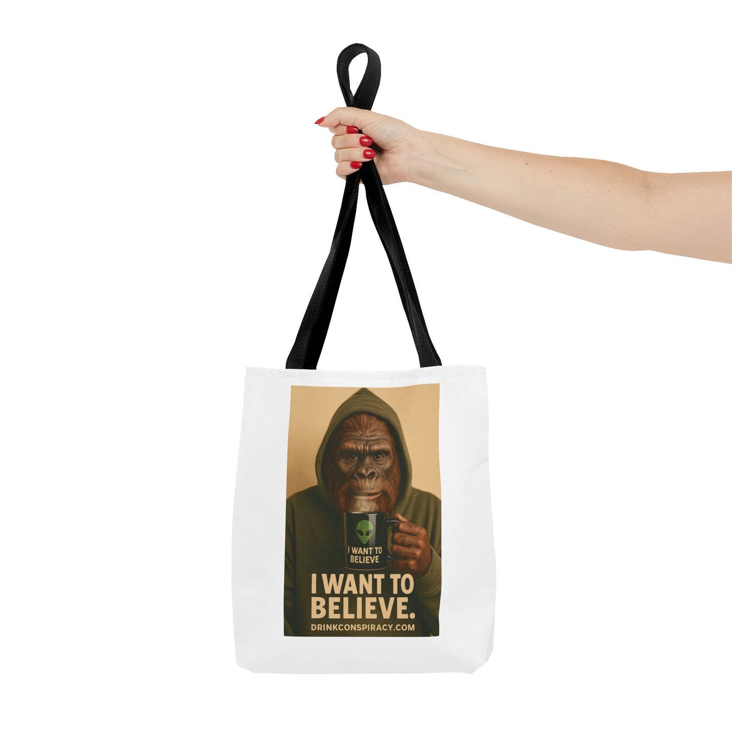 I want to Believe Tote Bag (AOP)