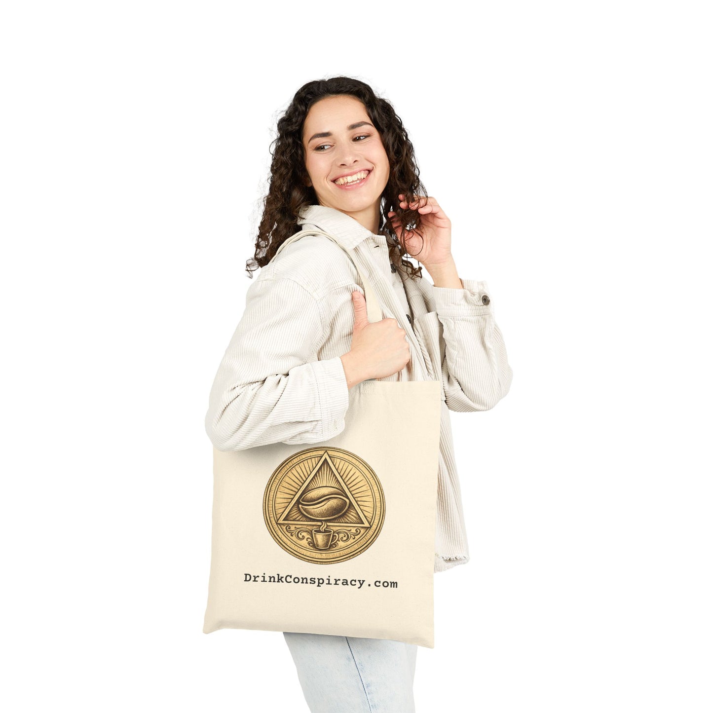 Edge of The Earth Cotton Canvas Tote Bag