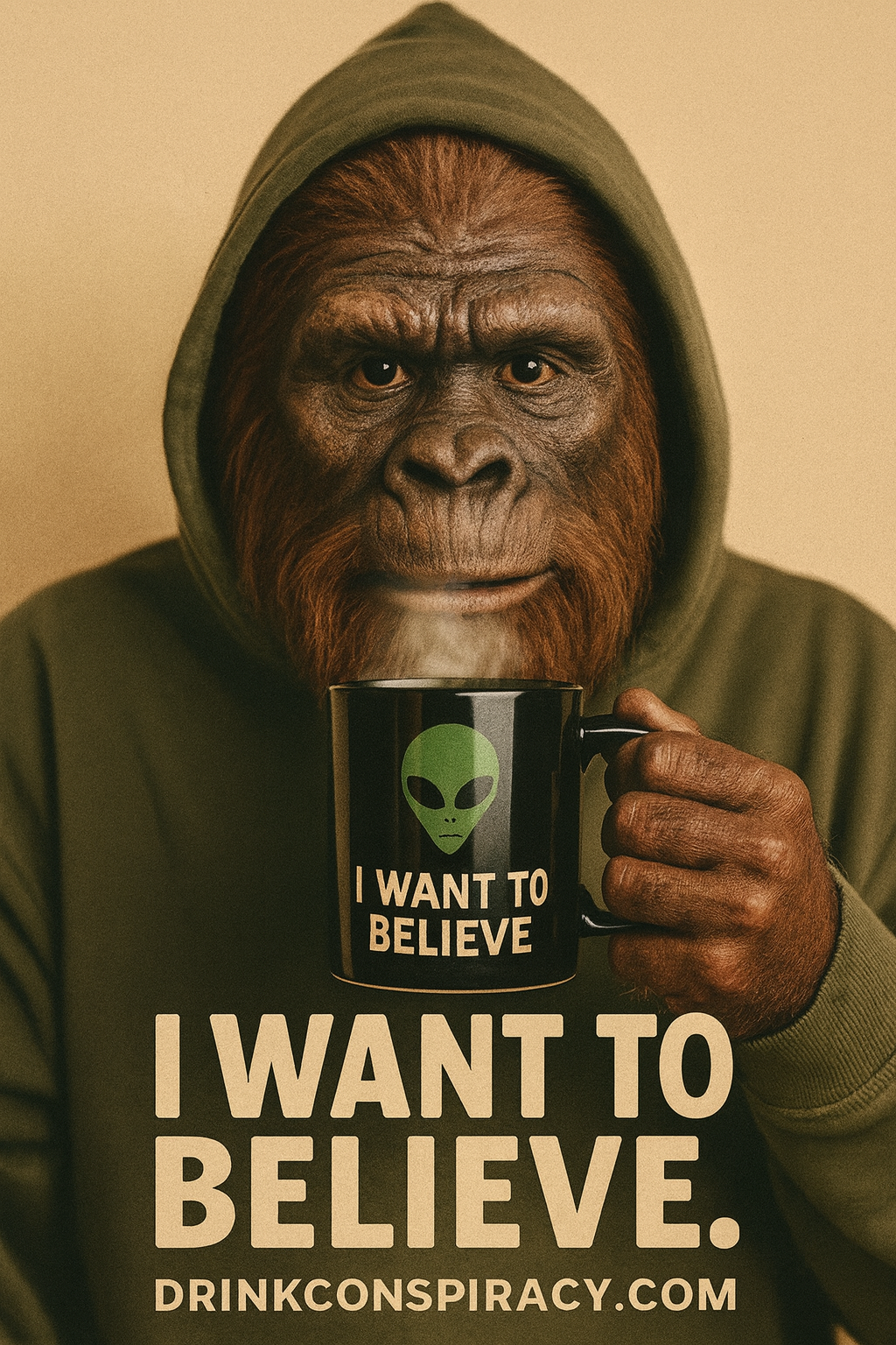 Conspiracy Coffee – “I Want to Believe" Mugs (15oz)