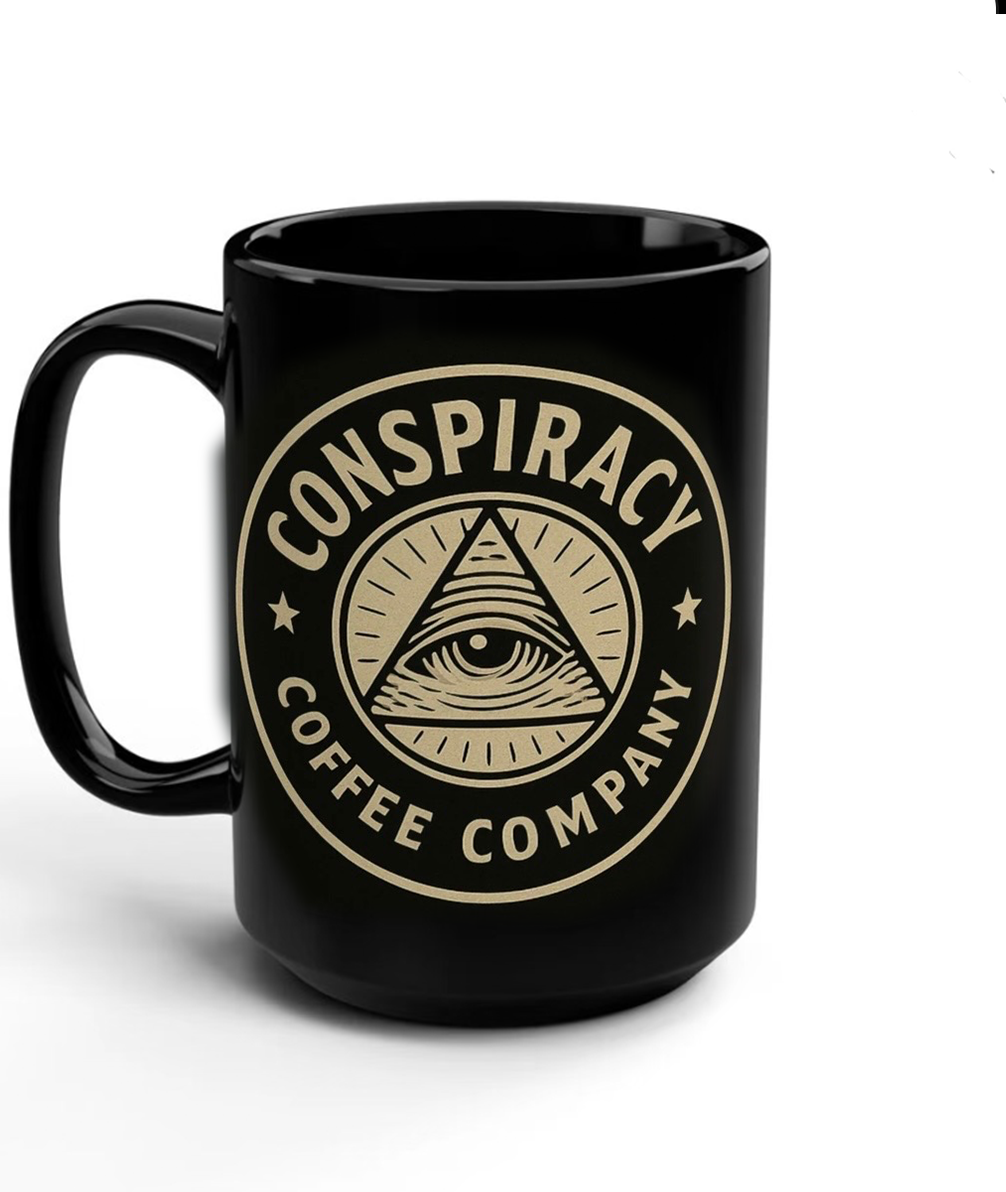 Conspiracy Coffee Company Black Mug (11oz, 15oz)