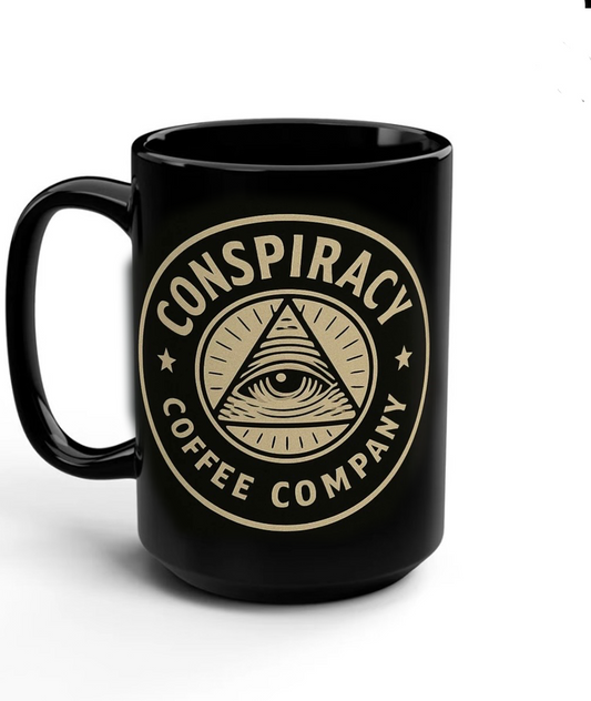 Conspiracy Coffee Company Black Mug (11oz, 15oz)