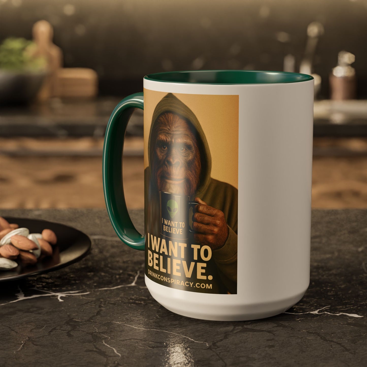 Conspiracy Coffee – “I Want to Believe" Mugs (15oz)