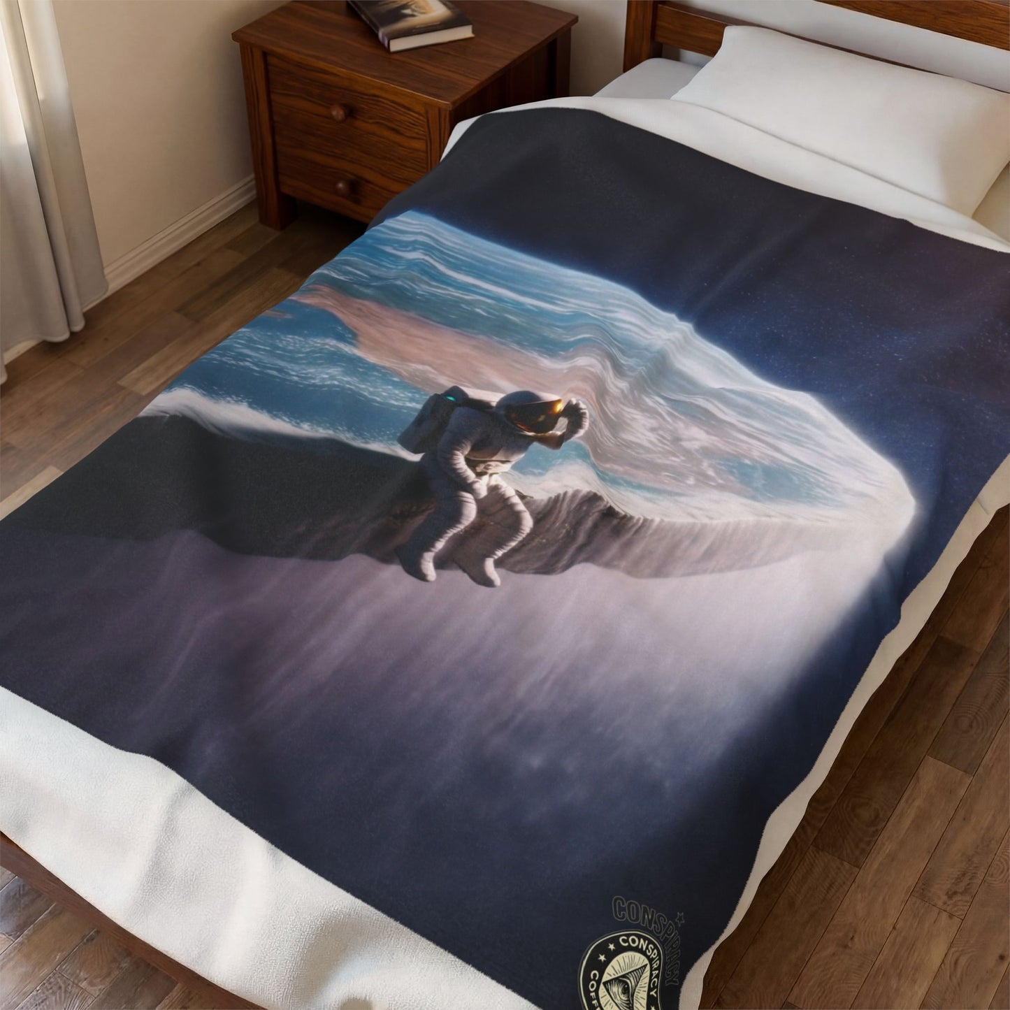 Beyond the Map Velveteen Plush Blanket