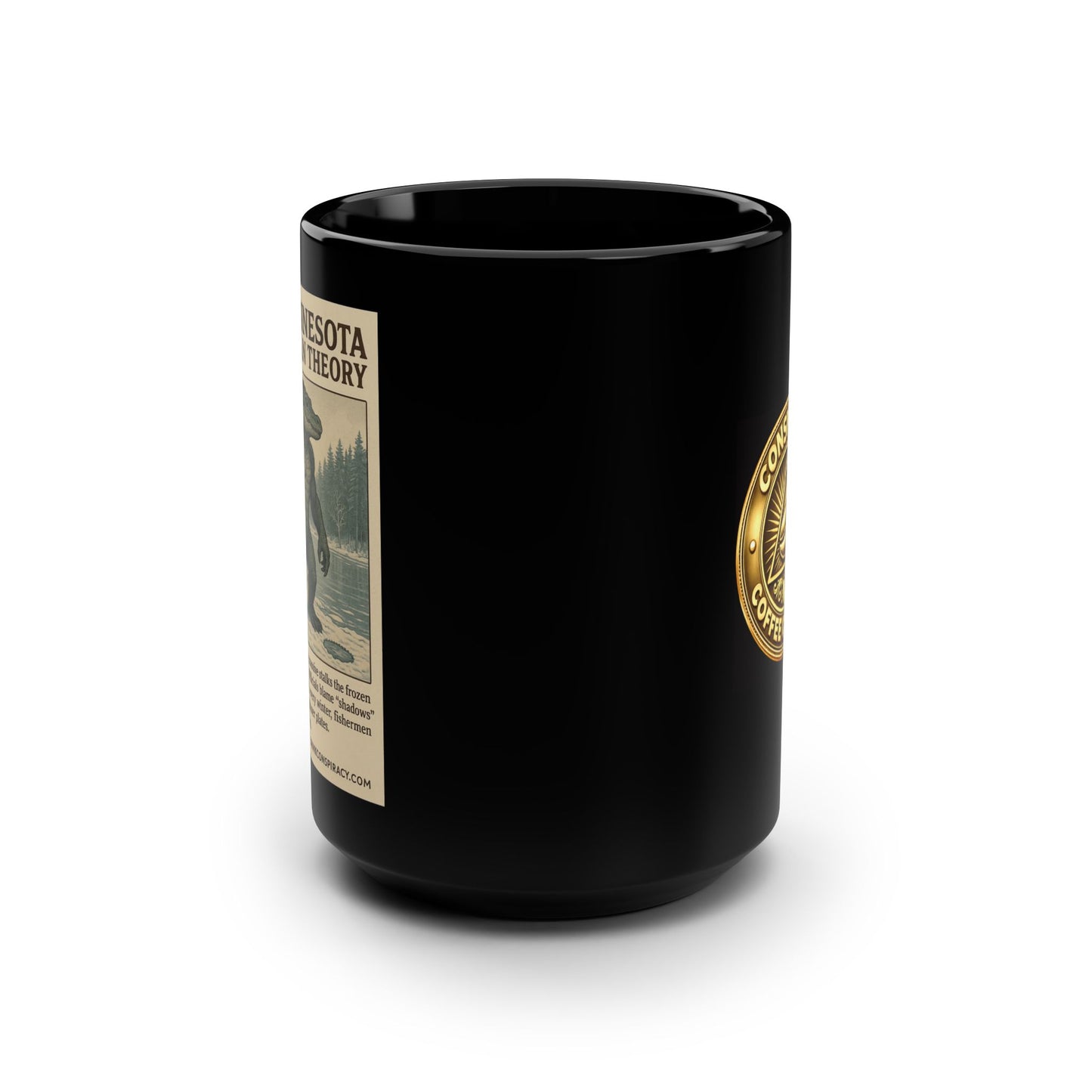 Minnesota Gator Man™ Black Mug, 15oz