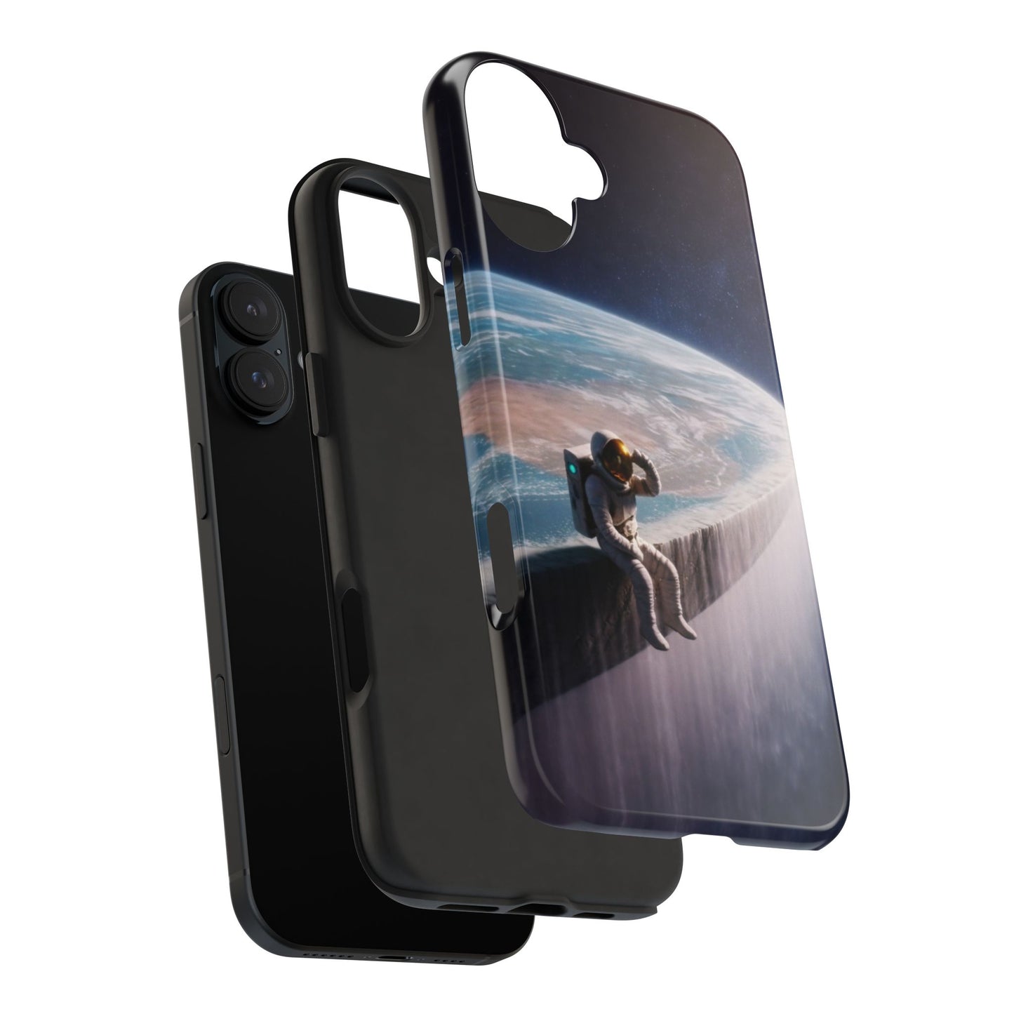 Conspiracy Coffee – Edge of the Earth Tough Phone Case