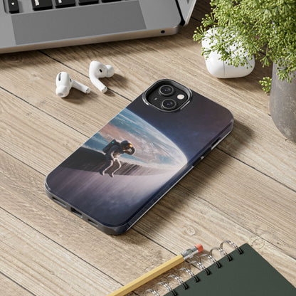 Conspiracy Coffee – Edge of the Earth Tough Phone Case