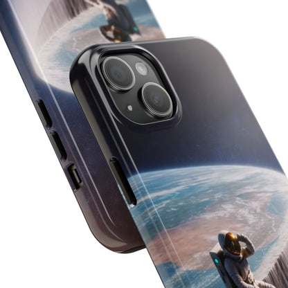 Conspiracy Coffee – Edge of the Earth Tough Phone Case