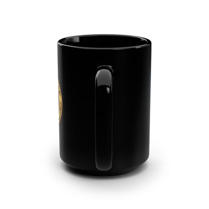 Brew Outside the Simulation™ Black Mug, 15oz