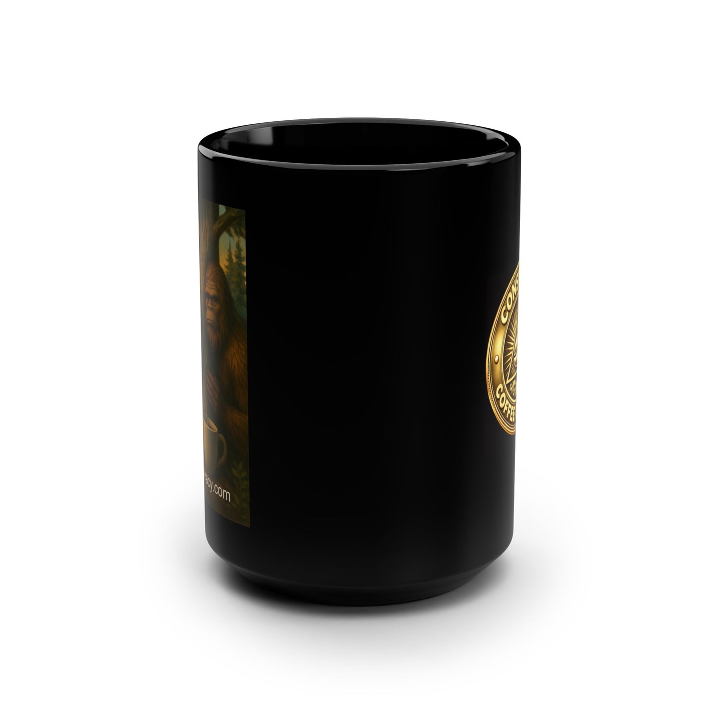 Shared Silence™ Black Mug, 15oz