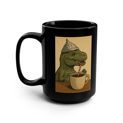 They Had Coffee First Black Mug, 15oz