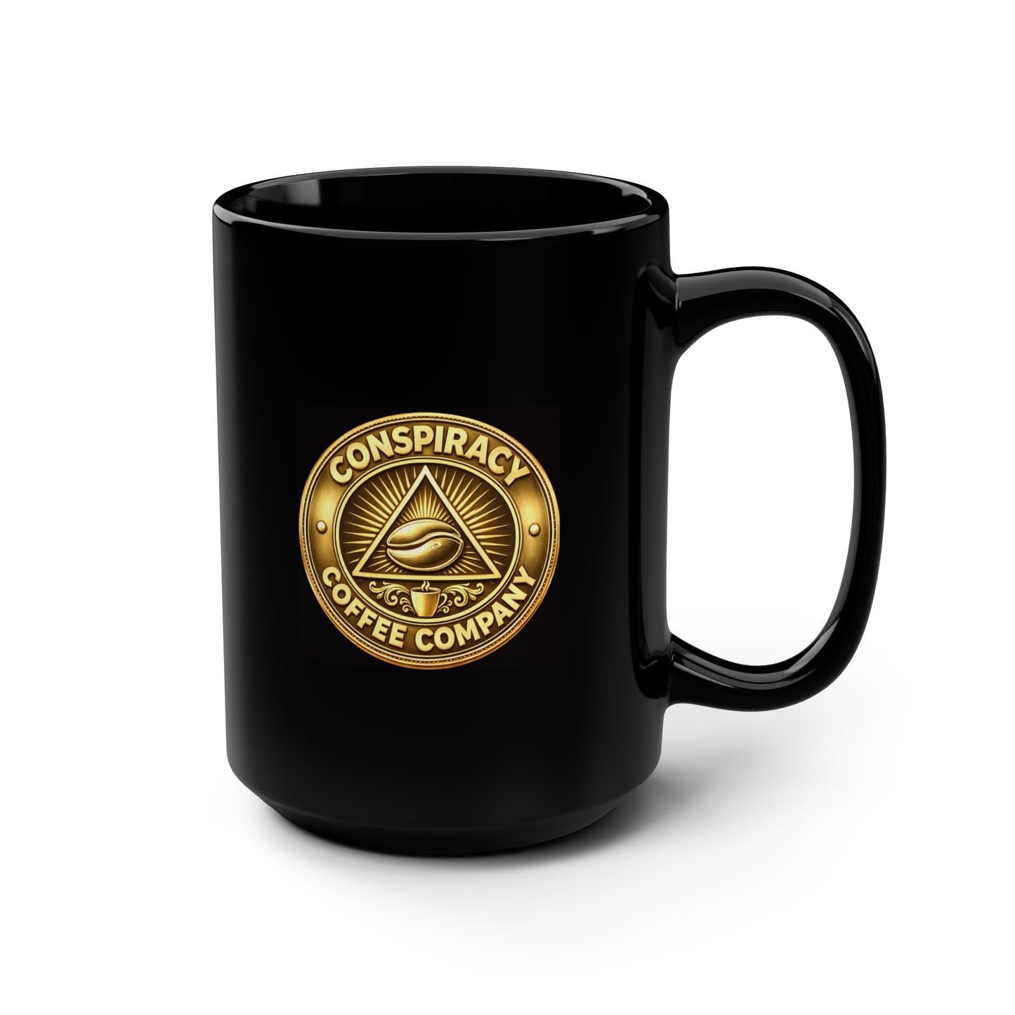 The Echo Chamber Reserve Black Mug, 15oz