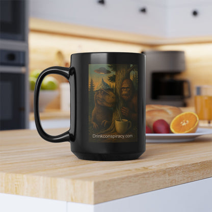 Shared Silence™ Black Mug, 15oz